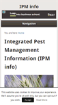 Mobile Screenshot of ipm-info.org